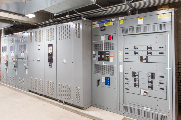 Industrial electrical control panels and switchgear installation